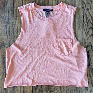 NWT Forever 21 Muscle Tank Top (S, Light Orange)